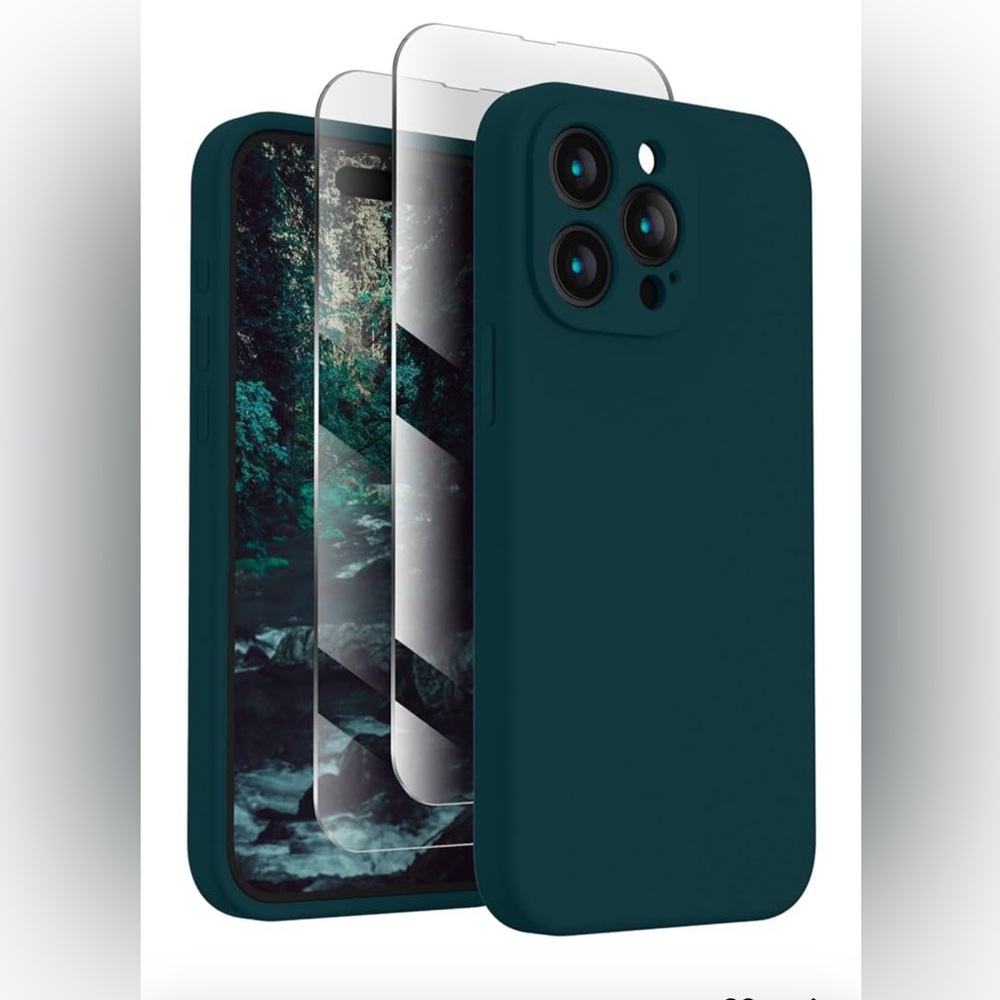 Firenova IPhone 15 Max Silicone Case in Deep Blue OS